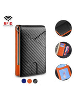 Billetera Slim con Bloqueo RFID - Fibra de Carbono