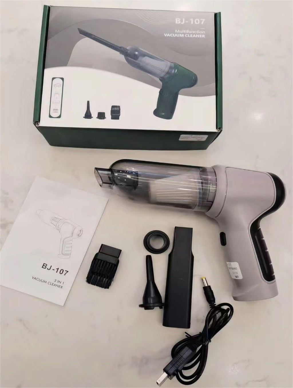 Aspirador de Mano Portátil Recargable 9000Pa