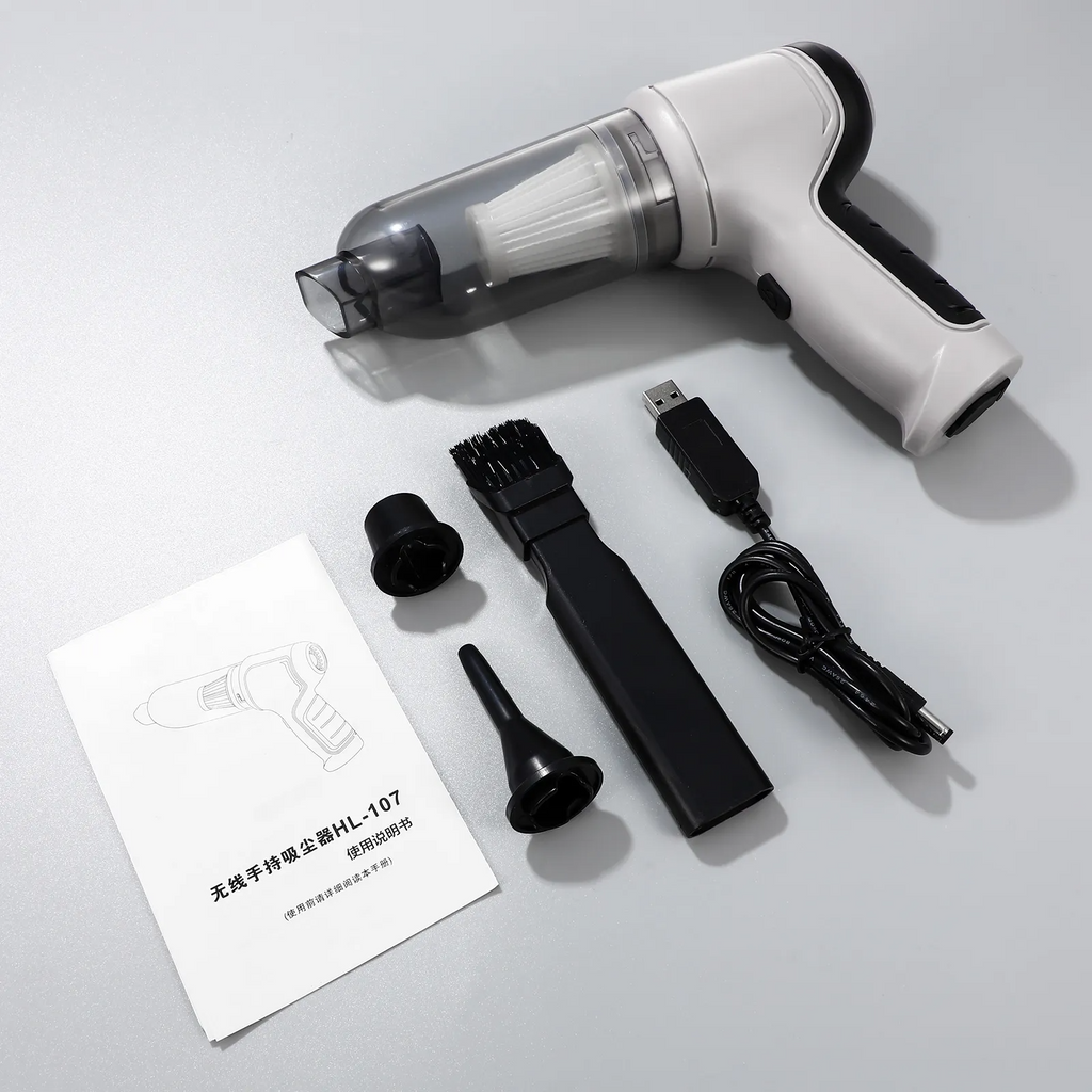 Aspirador de Mano Portátil Recargable 9000Pa