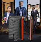 Billetera Slim con Bloqueo RFID - Fibra de Carbono