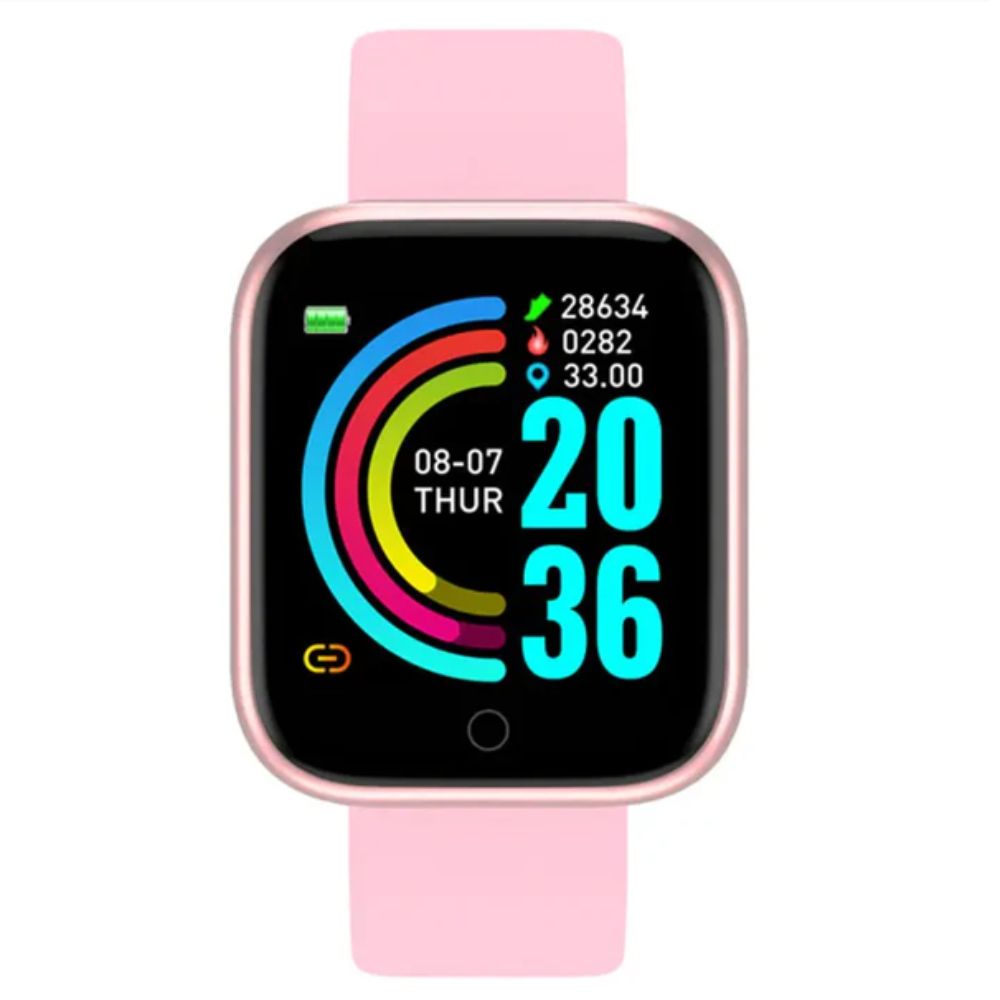 Smartwatch Y68 - Monitoreo de Salud y Carga USB
