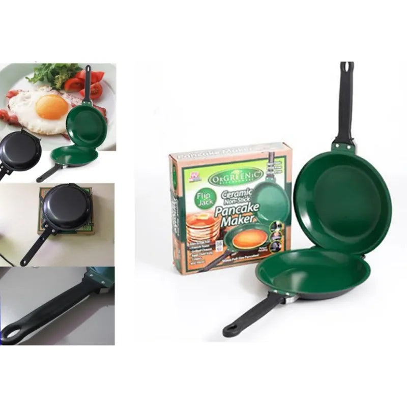 Sartén Doble Cara Antiadherente Plegable