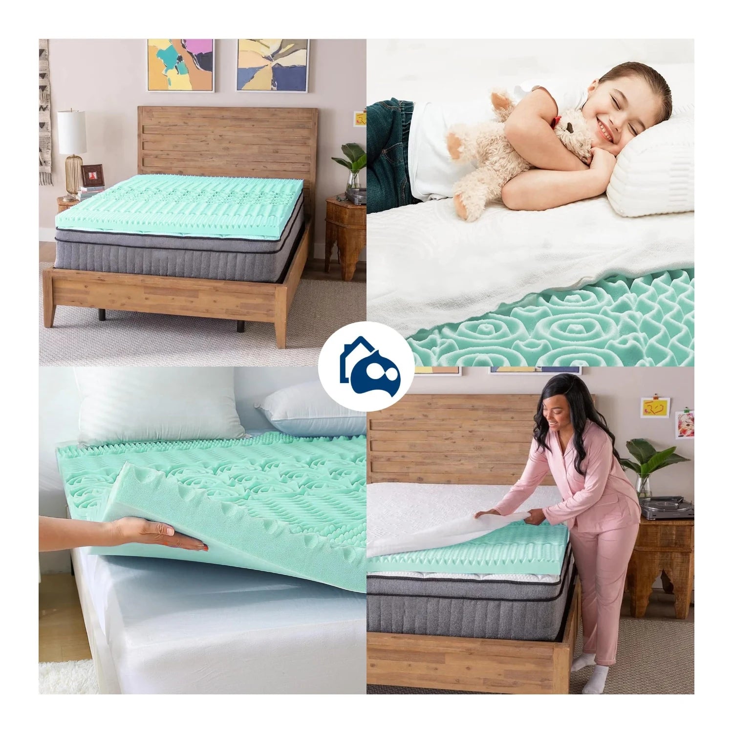 Sobrecolchón Memory Foam Premium – Máximo Confort | Bluelander