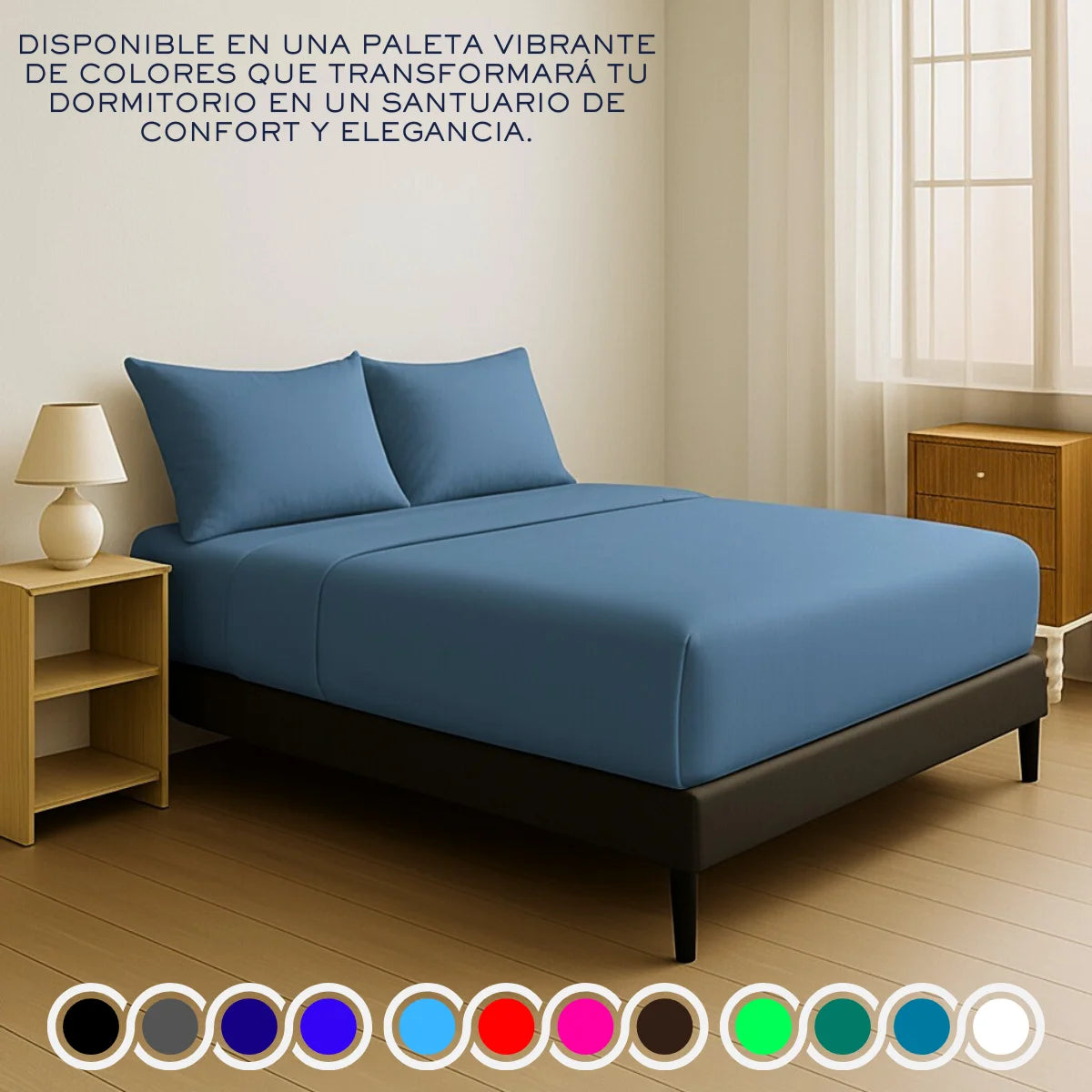 Juego de Sabanas para-Cama individual, Matrimonial, Queen y King Size