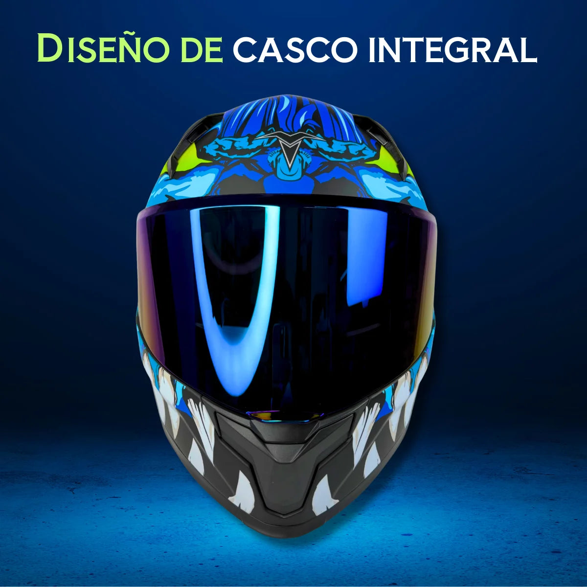 Casco Integral para Moto con Certificación DOT y ECE