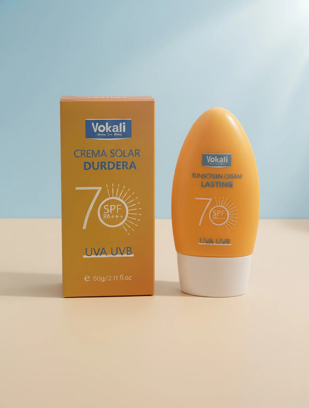 Vokali Sunscreen SPF 70 PA+ UVA / UVB  Protector Solar