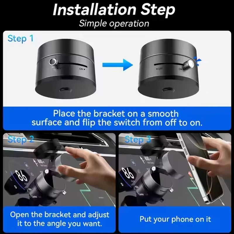 Soporte Magnético para Celular 360° con Ventosa – Plegable | IRUIBO