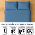 Juego de Sabanas para-Cama individual, Matrimonial, Queen y King Size