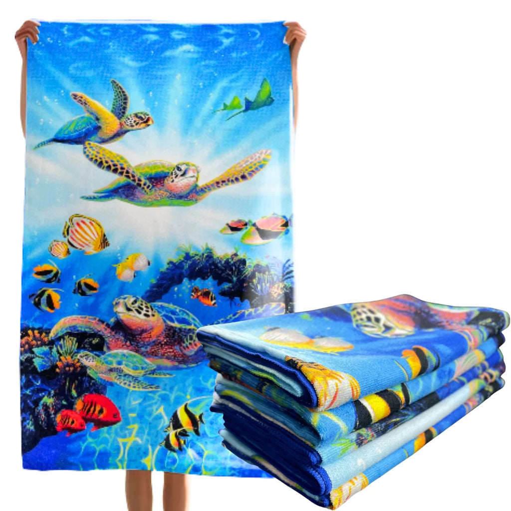 Toalla de Baño o Playa de Microfibra – Súper Absorbente y Secado Rápido