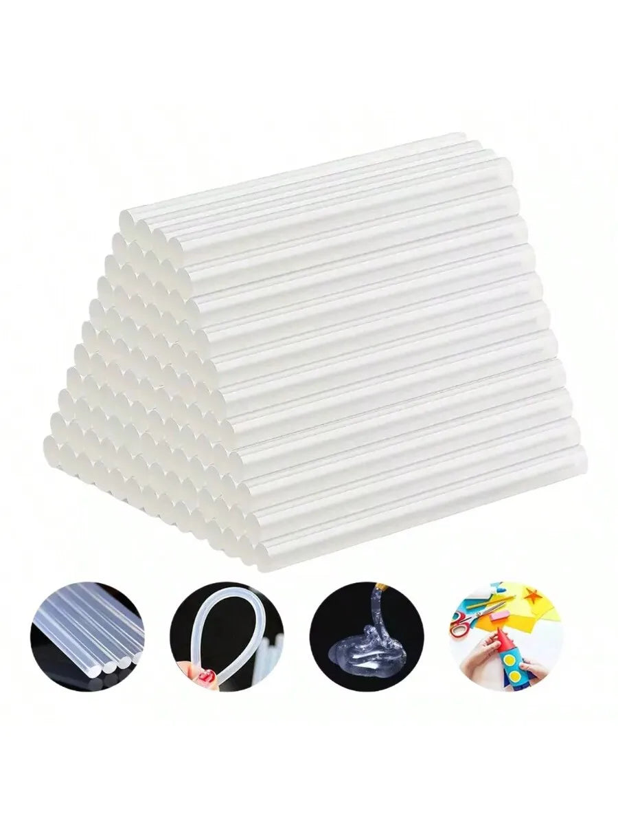 Barras de Silicón Transparente 7×260 mm – 1 kg Multiusos