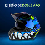 Casco Integral para Moto con Certificación DOT y ECE