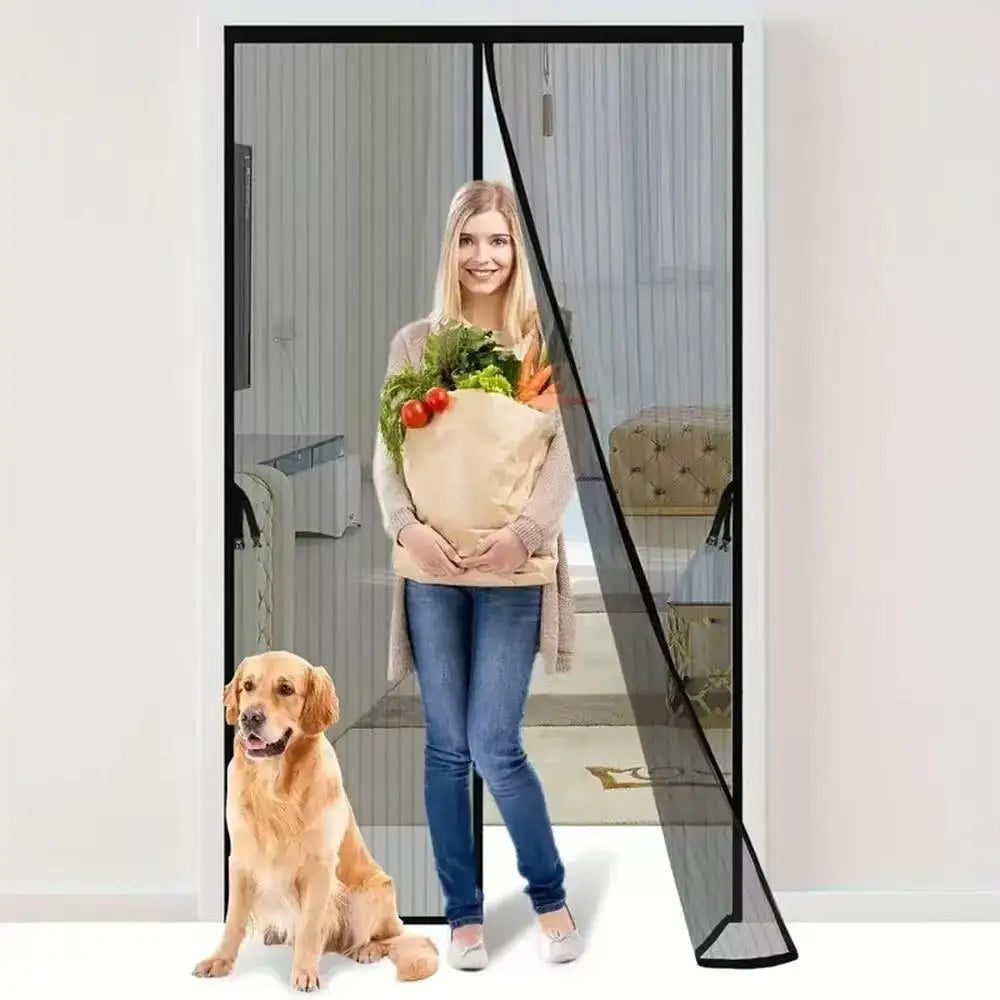 Cortina Antimosquitos Magnética para Puerta 210×90 cm – Sin Perforaciones