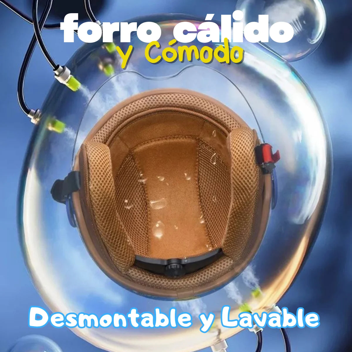 Casco Abierto Infantil para Moto y Motoneta TIBURÓN