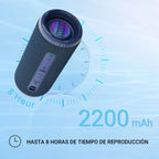 Altavoz Bluetooth 5.3 Portátil Impermeable IPX7 – Sonido Estéreo y Bass Potente | WOOX