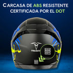 Casco Integral para Moto con Certificación DOT y ECE