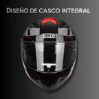 Casco Integral para Moto con Certificación DOT