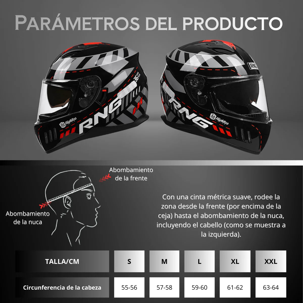 Casco Integral para Moto con Certificación DOT