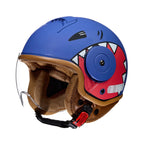 Casco Abierto Infantil para Moto y Motoneta TIBURÓN