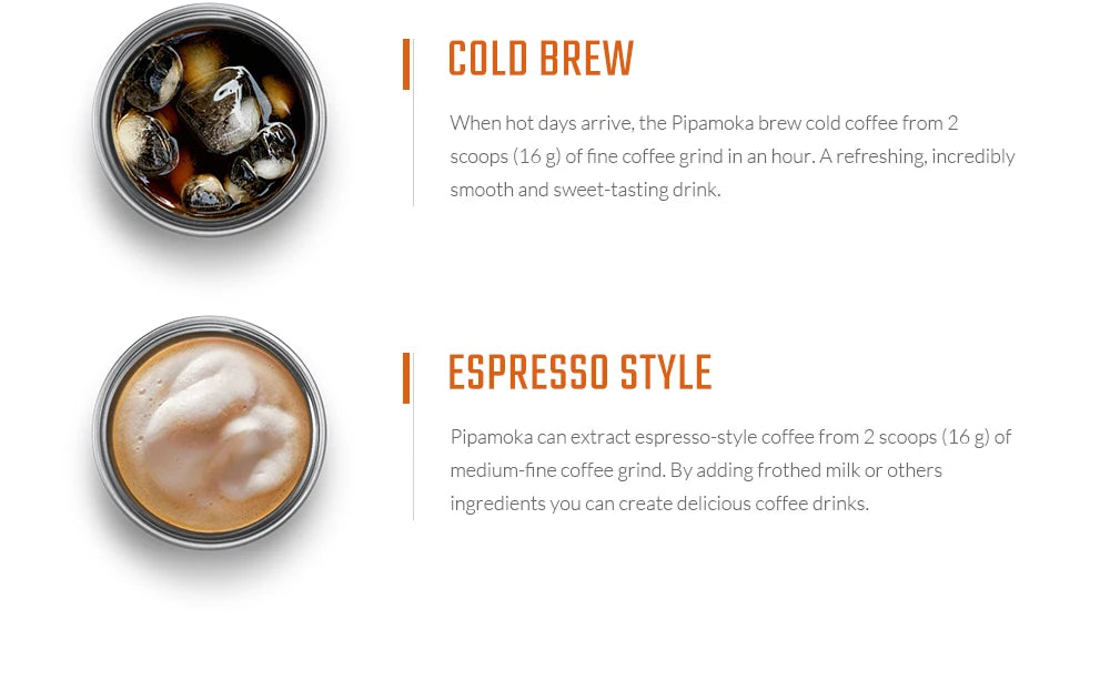 Cafetera Portátil WACACO Pipamoka - Presión al Vacío