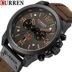 Reloj CURREN 8314 para hombre con logo de la marca, reloj masculino deportivo para uso diario, resistente al agua
