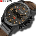 Reloj CURREN 8314 para hombre con logo de la marca, reloj masculino deportivo para uso diario, resistente al agua