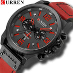 Reloj CURREN 8314 para hombre con logo de la marca, reloj masculino deportivo para uso diario, resistente al agua