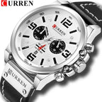 Reloj CURREN 8314 para hombre con logo de la marca, reloj masculino deportivo para uso diario, resistente al agua