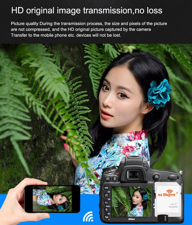 Adaptador WiFi ezShare para Tarjeta SD - Lector Inalámbrico