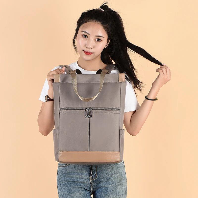 Mochila Impermeable Oxford Mujer - Gran Capacidad