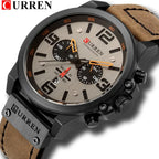 Reloj CURREN 8314 para hombre con logo de la marca, reloj masculino deportivo para uso diario, resistente al agua