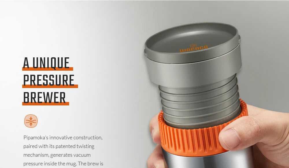 Cafetera Portátil WACACO Pipamoka - Presión al Vacío