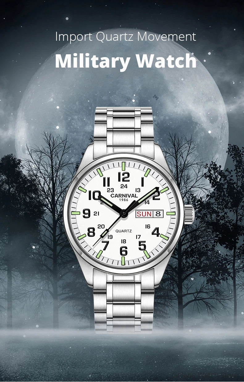 Reloj luminoso para hombre 2020 CARNIVAL,
