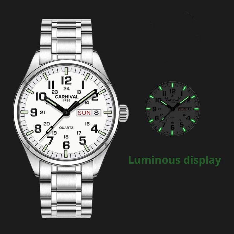 Reloj luminoso para hombre 2020 CARNIVAL,