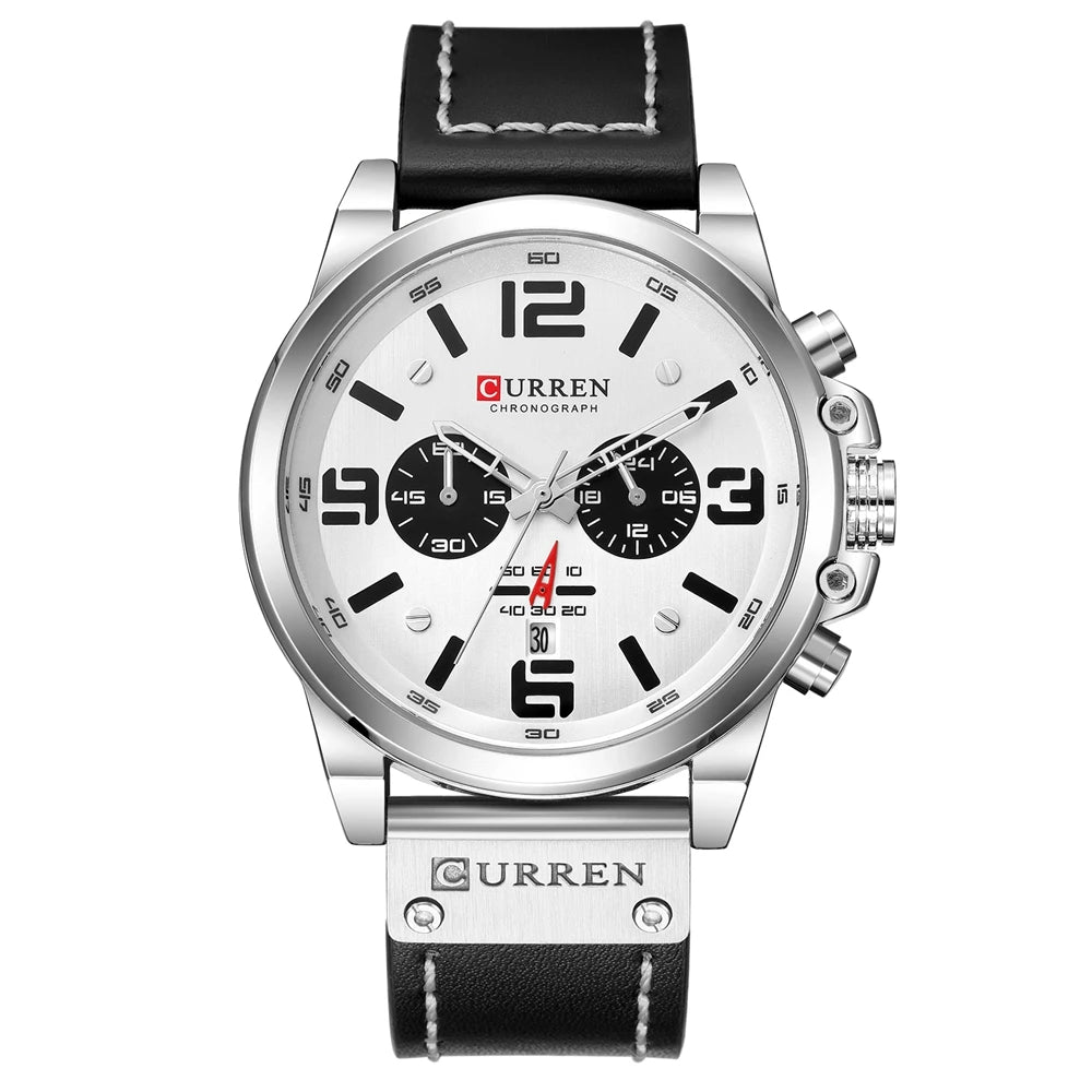 Reloj CURREN 8314 para hombre con logo de la marca, reloj masculino deportivo para uso diario, resistente al agua