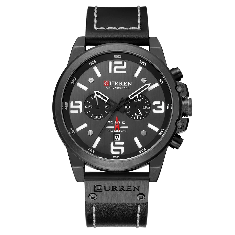 Reloj CURREN 8314 para hombre con logo de la marca, reloj masculino deportivo para uso diario, resistente al agua
