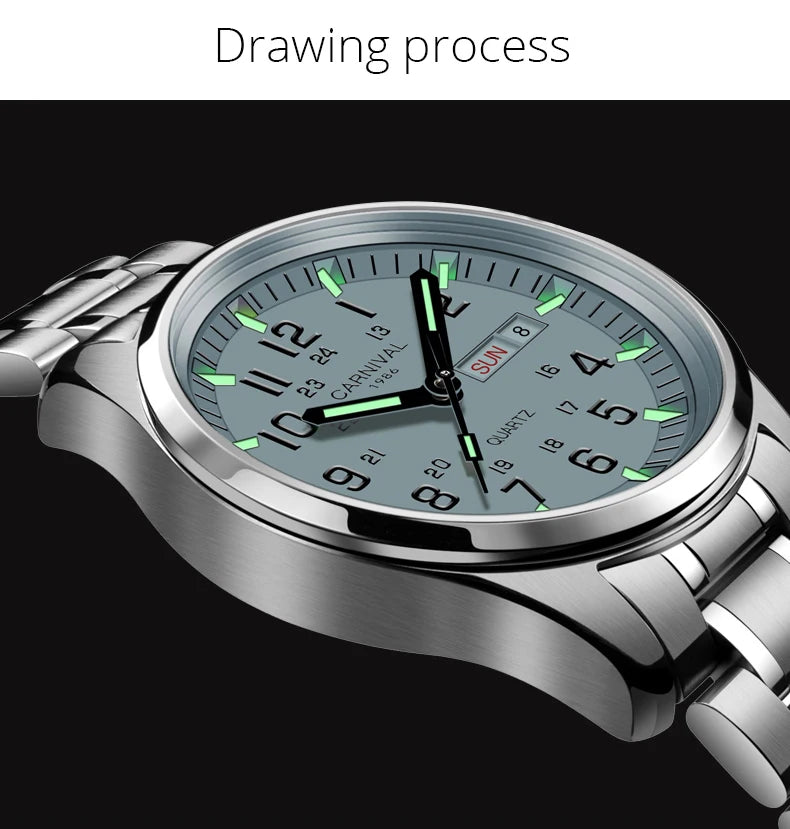 Reloj luminoso para hombre 2020 CARNIVAL,