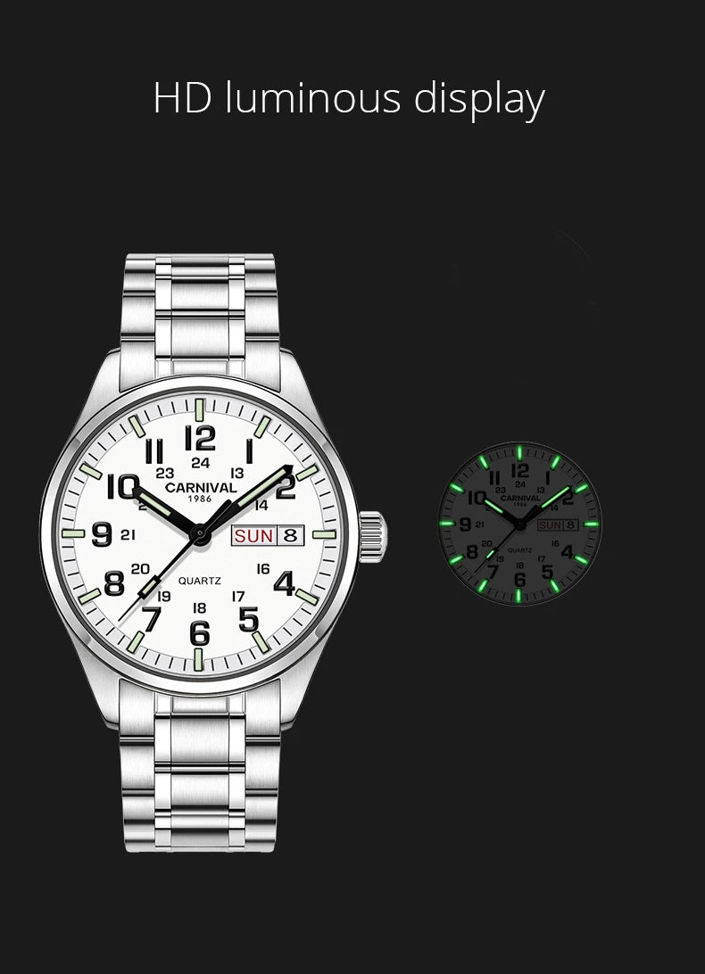 Reloj luminoso para hombre 2020 CARNIVAL,