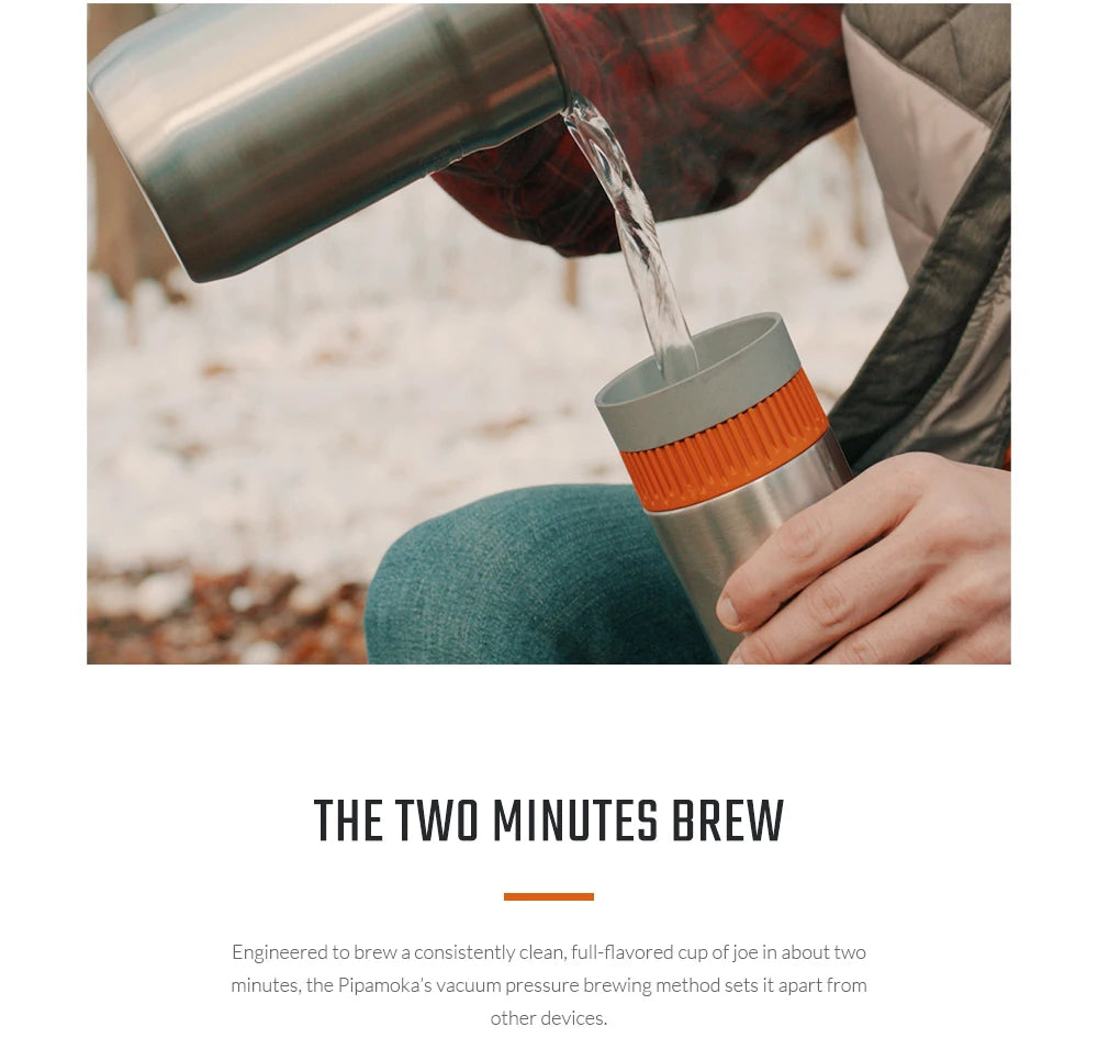 Cafetera Portátil WACACO Pipamoka - Presión al Vacío