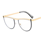 Lentes de Sol Vintage Geométricos Half Frame 3378