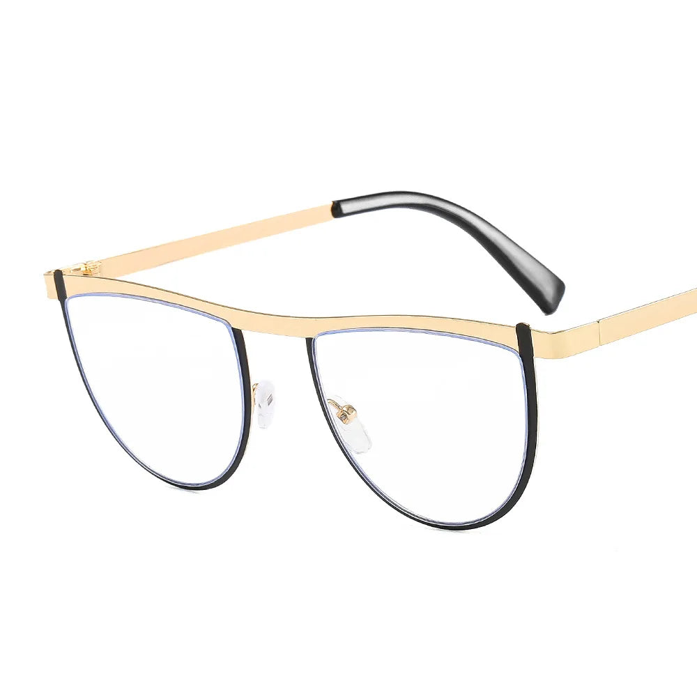 Lentes de Sol Vintage Geométricos Half Frame 3378