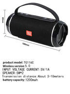 TG116C Bocina inalámbrica TG116C  portátil de la mejor calidad