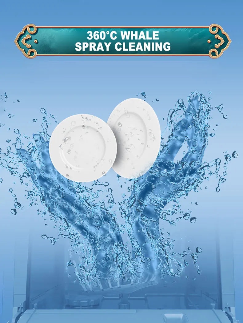 Lavavajillas Automático de Escritorio - Desinfección