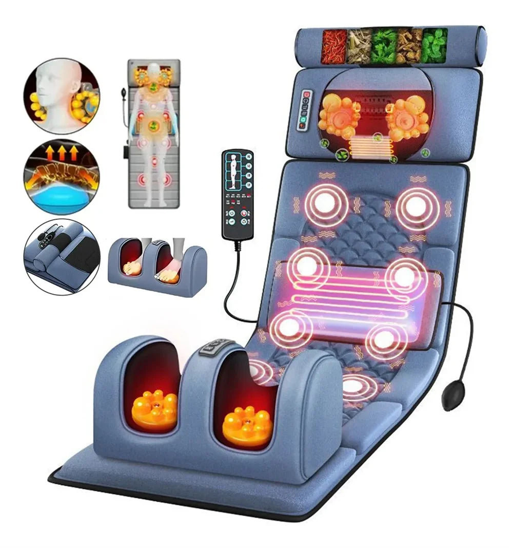 Colchoneta de Masaje Eléctrica - 10 Motores