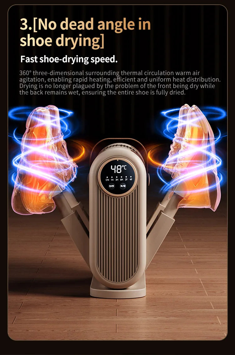 Secador de Zapatos Portátil Plegable - 180W