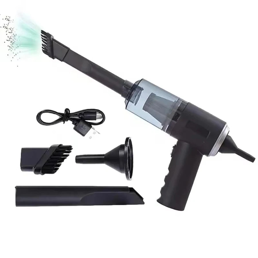 Aspiradora de Mano para Auto y Hogar – Súper Succión y Bajo Ruido | OKADY