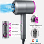Secador de pelo profesional, potente 1800W