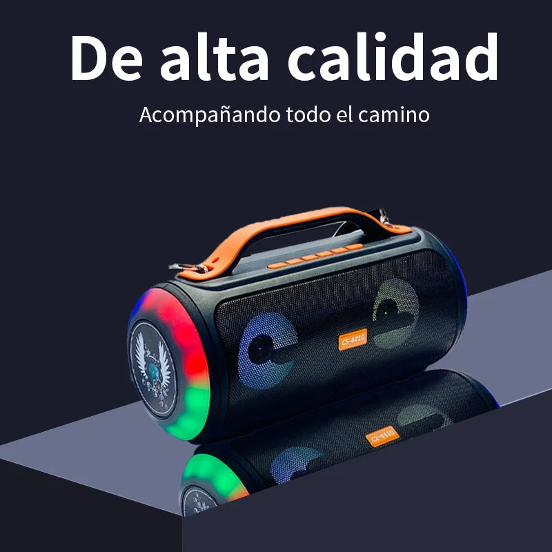 Altavoz Portátil Bluetooth IRUIBO® con Luz Fantasía CALIDAD MEDIA
