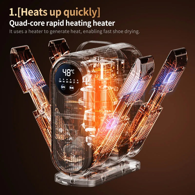 Secador de Zapatos Portátil Plegable - 180W