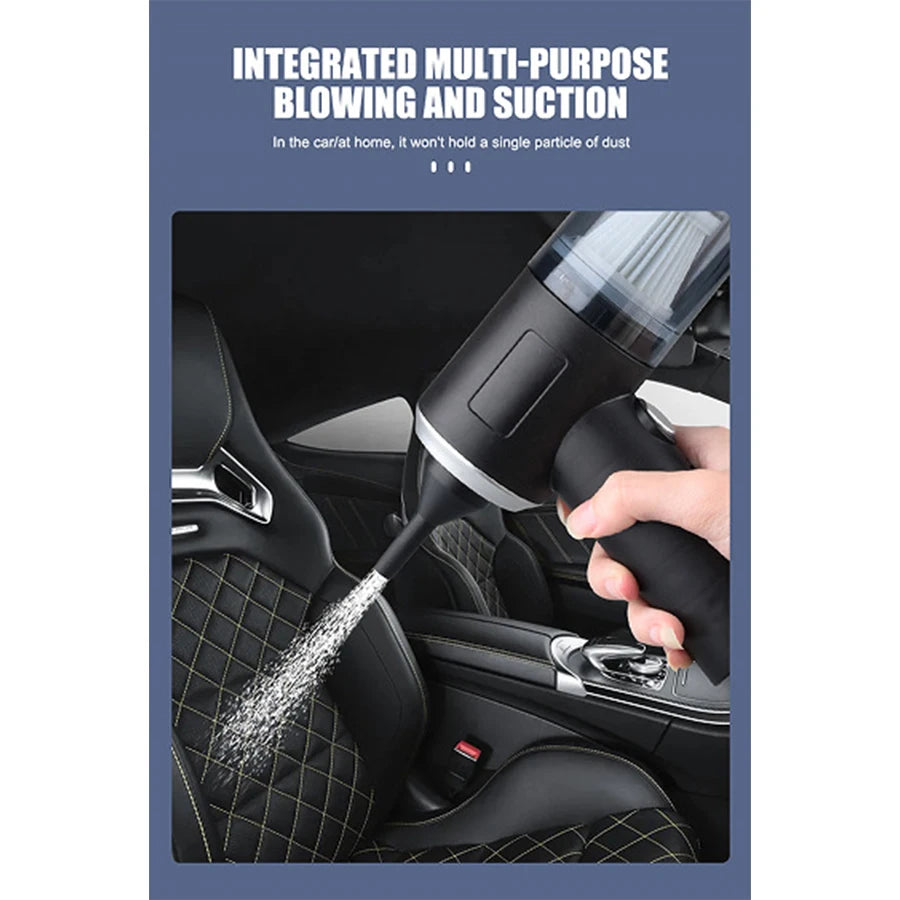 Aspiradora de Mano para Auto y Hogar – Súper Succión y Bajo Ruido | OKADY