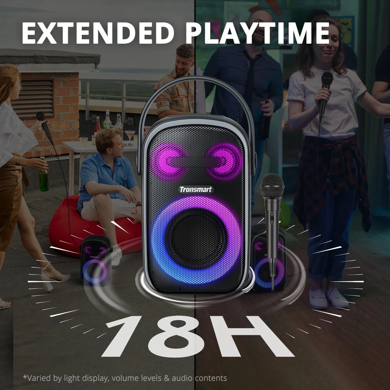 Altavoz,vocina Portátil Bluetooth Tronsmart® Halo 110 – Karaoke. CALIDAD ALTA